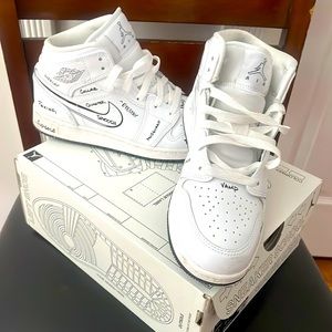 Air Jordan white .